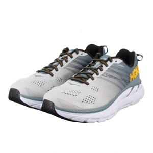 ホカオネオネ M CLIFTON 6 WIDE クリフトン 6 ワイド 1102876 LLRC メンズ 陸上 厚底 ランニングシューズ ： ペールグレー×ブルーグレー HOKA ONE ONE