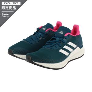 アディダス ソーラーブレイズ SOLARBLAZE  レディース 陸上 ランニングシューズ ： グレイシュブルー×ホワイト adidas