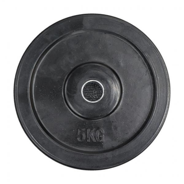 ティゴラ 着脱式ダンベルプレート 5kg ラバータイプ バーベルトレーニング ウェイトトレーニング ...
