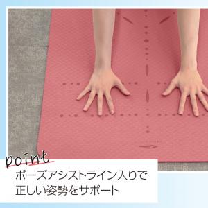 ティゴラ 軽量 アシストライン入りヨガマット6...の詳細画像2