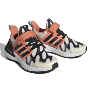 アディダス ADIDAS × MARIMEKKO マリメッコ RapidaSport バウンス ランニング H06362 ジュニア キッズ 子供 スニーカー ： ホワイト×ブラック adidas