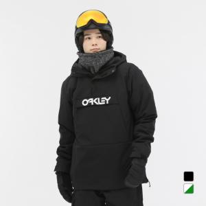 オークリー メンズ スノーボード ジャケット TNP TBT INSULATED ANORAK FOA403652 ： オフホワイト×ディープグリーン OAKLEY｜alpen-group