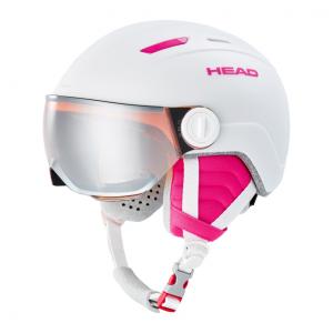ヘッド MAJA VISOR マヤバイザー バイザー付きヘルメット 328172 ジュニア キッズ 子供 スキー/スノーボード ヘルメット : ホワイト HEAD｜alpen-group
