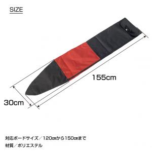 ハート ジュニアスキーケース レッド 150c...の詳細画像5