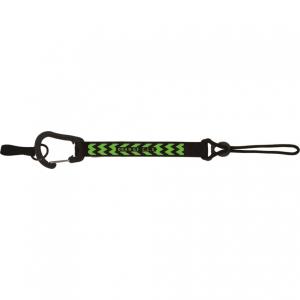 オレンジ LEASH CORD 130617 4228 スノーボード リーシュコード : BLACK/GREEN ORANGE