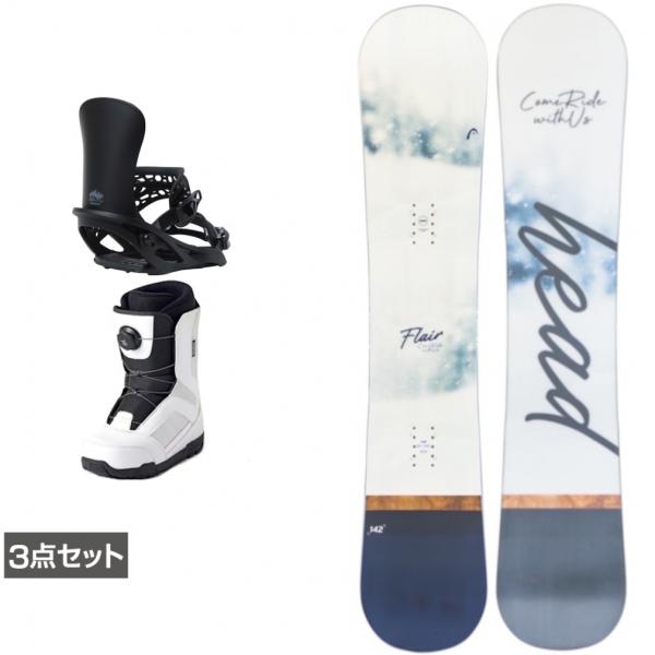 ヘッド FLAIR sweet ＆ アンリミット ＆ JAFFE ホワイト 板＋ビンディング＋ブーツ...