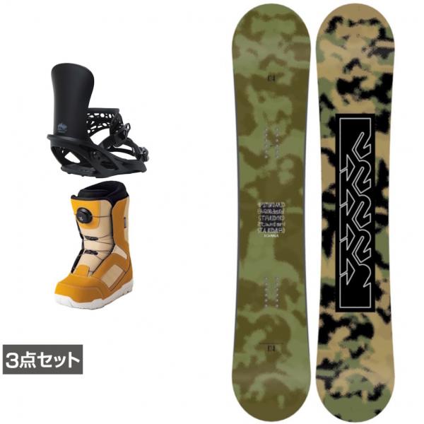 ケーツー STANDARD CAMBER ＆ アンリミット ＆ JAFFE ブラウン 板＋ビンディン...