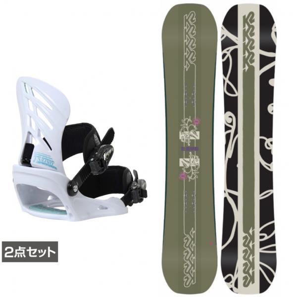 ケーツー LIME LITE ＆ UNLIMIT 板＋ビンディングセット 2点セット スノーボード ...