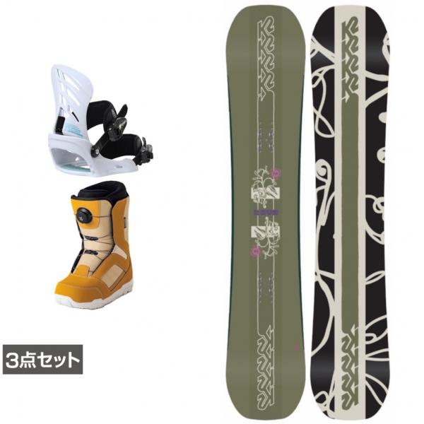 ケーツー LIME LITE ＆ UNLIMIT ＆ JAFFE ブラウン 板＋ビンディング＋ブーツ...