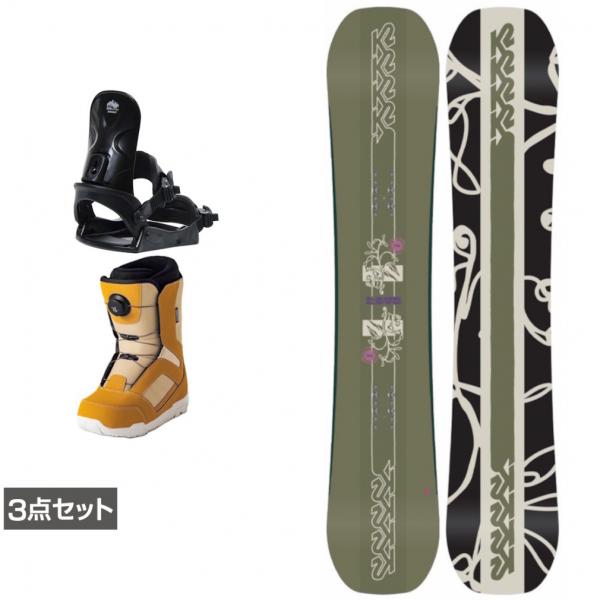 ケーツー LIME LITE ＆ コーズ ＆ JAFFE ブラウン 板＋ビンディング＋ブーツセット ...