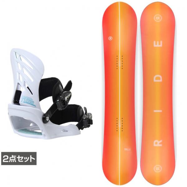 ライド HEARTBREAKER ＆ UNLIMIT 板＋ビンディングセット 2点セット スノーボー...