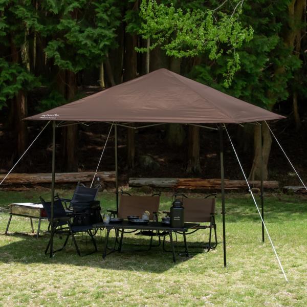 アルペンアウトドアーズ 完全遮光 ワンタッチタープテント 2.5m キャンプ テント(ワンアクション...