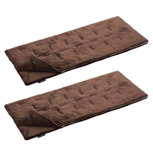 ロゴス 丸洗いやわらか あったかシュラフ・0 2点セット 72683061 キャンプ 封筒型シュラフ...