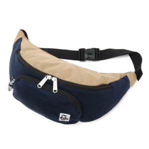 チャムス Fanny Pack Sweat Nylon CH60-3607 N016 トレッキング ショルダー ウエストバック : Navy×Beige CHUMSの商品画像