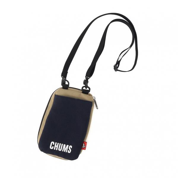 2025秋冬 チャムス RV Smart Phone Shoulder Bag Sweat Nylo...
