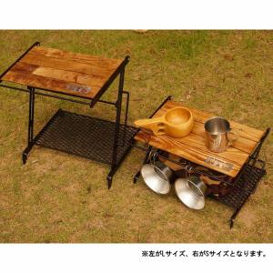 ネイチャートーンズ リトルブレイクスタンド Sサイズ ダークブラウン LBS-S-DB キャンプ テーブル : ダークブラウン Nature tones