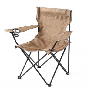 イグニオ コンパクトチェアひじ掛け付 タン キャンプ チェア IGNIO