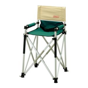 コールマン　キッズスリムキャプテンチェア グリーン/ベージュ 170-7543 ジュニア キッズ・子供 キャンプ チェア 折りたたみ イス Coleman