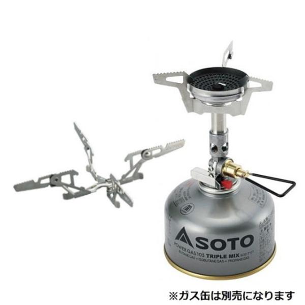 ソト マイクロレギュレーターストーブ ウインドマスター ＆ 専用4本ゴトク フォーフレックス SOD...