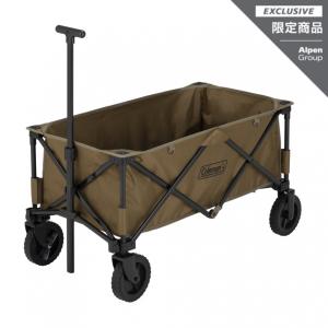 コールマン アルペンアウトドアーズ限定 アウトドアワゴン ダルゴールド OUTDOOR WAGON テント タープ テーブル チェア 等の運搬に 2000038576 Coleman