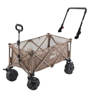 コールマン アウトドアワゴンマックス プッシュハンドル セット 2185865 2238319 キャンプ ワゴン キャリー小物 Coleman｜アルペングループヤフー店