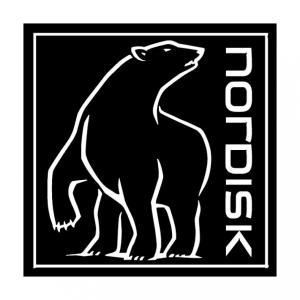 ノルディスク White Bear sticker Black シロクマロゴステッカー ブラック キャンプ ステッカー nordisk