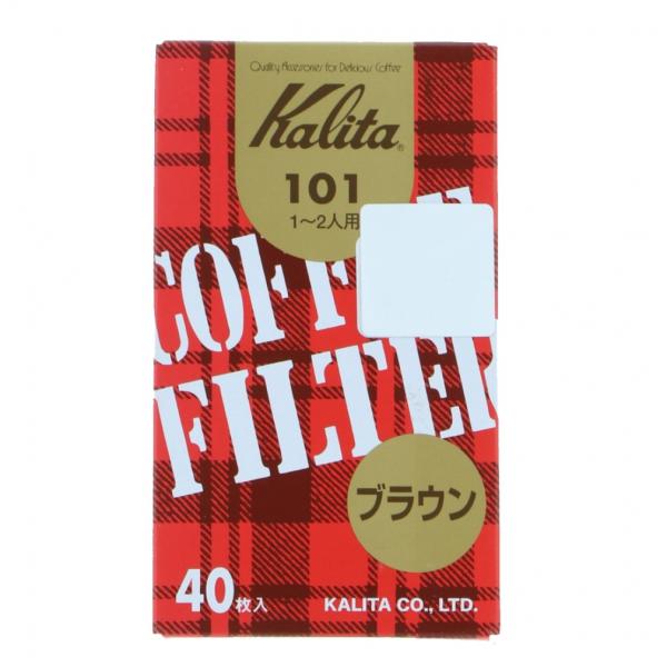 カリタ 101 みさらし濾紙 40枚入 1030000005 キャンプ コーヒー小物 Kalita