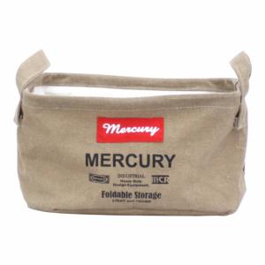 マーキュリー キャンバス レクタングルボックス S サンドベージュ MECARBSE アウトドア キャンプ 小物 MERCURY