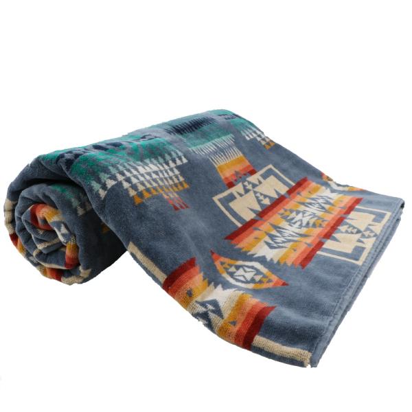 ペンドルトン OVERSIZE JACQUARD TOWELS Chief Joseph Slate...