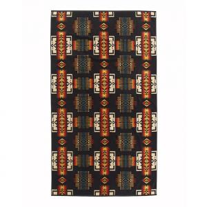 ペンドルトン Oversized Jacquard Towels Chief Joseph Black 19373185 キャンプ ブランケット/大判タオル PENDLETON｜アルペングループヤフー店
