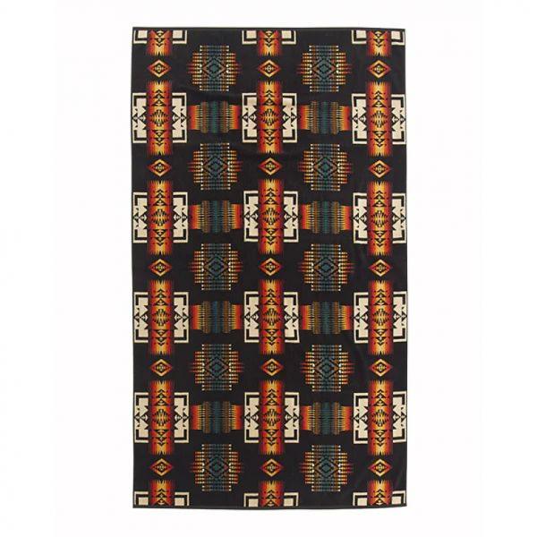 ペンドルトン Oversized Jacquard Towels Chief Joseph Blac...