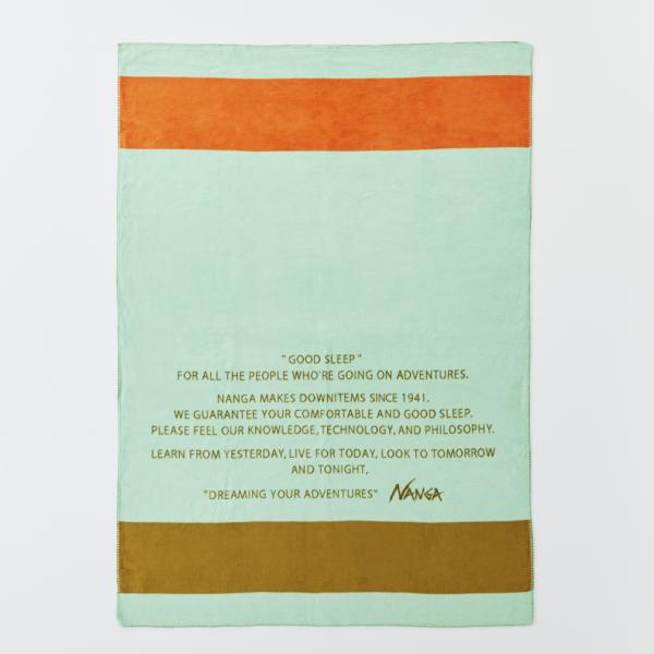 ナンガ GOOD SLEEP BORDER COTTON BLANKET S N1LLMIs4 キャ...