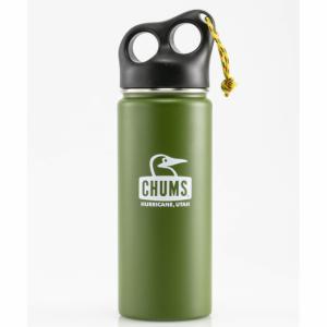 チャムス Camper Stainless Bottle 550 キャンパーステンレスボトル550 CH62-1391 M032 キャンプ 水筒 : Olive CHUMS