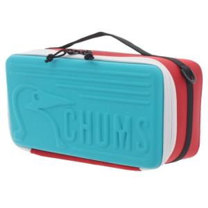 チャムス Booby Multi Hard Case M ブービーマルチハードケースM Teal Red CH62-1205 T010 キャンプ 収納ケース CHUMS