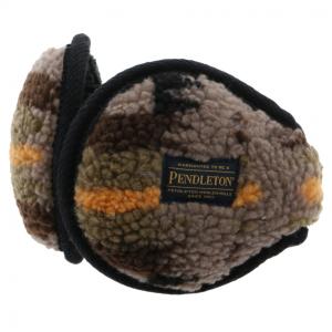 ペンドルトン ジャカード ボア イヤー マフ 000-213033 キャンプ 小物 : BLACK PENDLETON