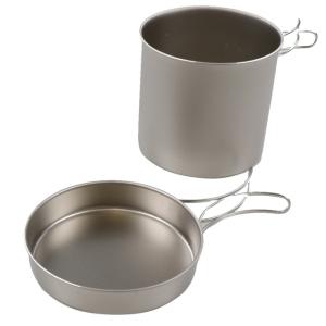 snow peak（スノーピーク） 深型チタンシェラカップ蓋付き E-314