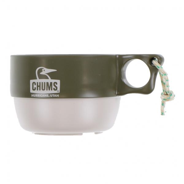 チャムス キャンパースープカップ CH62-1733 M095 キャンプ 食器 : Khaki/Gr...