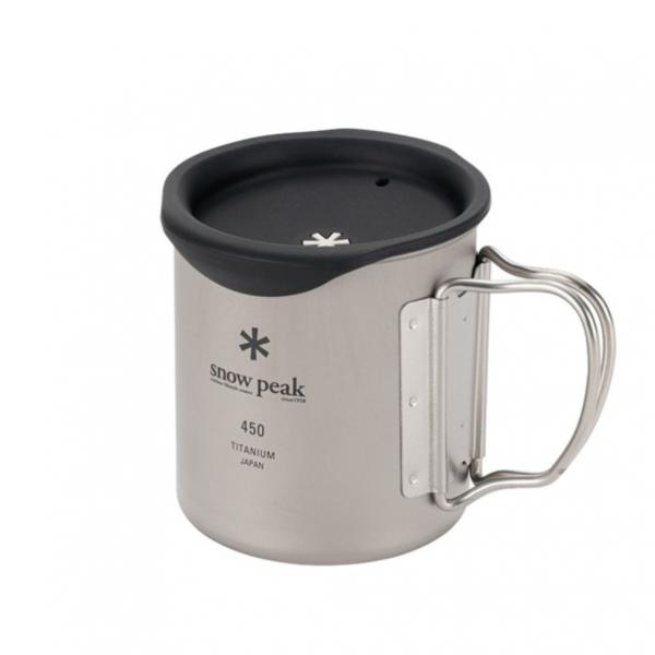 スノーピーク チタンシングルマグ450 ＆ 450マグ用シリコーンリッド MG-143 MGC-05...