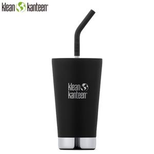 クリーンカンティーン タンブラー ウィズ ストロー16oz 19322079 921 水筒 : シェールブラック Klean Kanteen