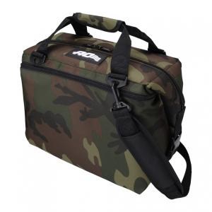 エーオークーラーズ 12パック キャンバス ソフトクーラー AO12CAMO WL キャンプ ソフトクーラー : ウッドランドカモ AO Coolers｜alpen-group