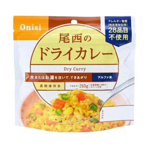 尾西食品 100g尾西のドライカレー トレッキング 食品 保存食 防災 Onishi Foods