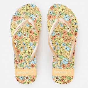 リップカール FOLLOW THE SUN BLOOM OPEN TOE サンダル 16LWOT レディース マリン ビーチサンダル : マルチカラー RIP CURL