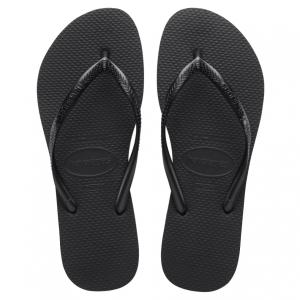 ハワイアナス Slim 4000030 0090 レディース マリン ビーチサンダル : ブラック havaianas｜alpen-group