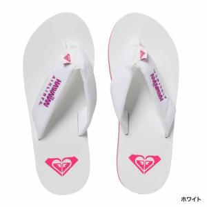ロキシー ROXY × HAWAIIAN AIRLINES FLIP FLOP (RSD262201 WHT) ジュニア キッズ 子供 マリン ビーチサンダル : ホワイト ROXY