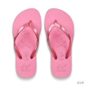 2026春夏 ロキシー RG VIVA SPARKLE ARGL261263 PLA ジュニア キッズ 子供 マリン ビーチサンダル : ピンク ROXY