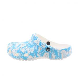 クロックス Classic Duke Print Clog クラシック デューク プリント クロッグ 210003 4OX クロッグサンダル : ブルー crocs｜alpen-group