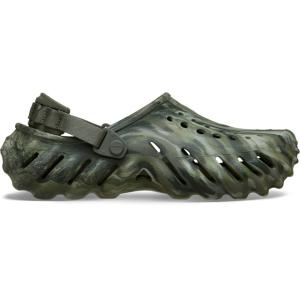 クロックス Echo Marbled Clog 208454-3N4 クロッグサンダル : アーミーグリーン crocs