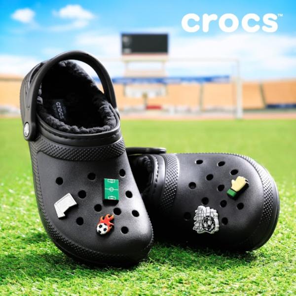 クロックス Classic Lined Clog ＋ Big Time Soccer 5 Pack ...