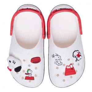クロックス Peanuts Classic Clog K (211125-90H Mlt) ジュニア キッズ 子供 クロッグサンダル : ホワイト crocs