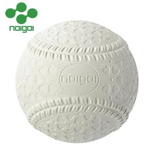 ナイガイ 野球軟式ボール 軟式 M号 : ホワイト 133110 NAIGAI
